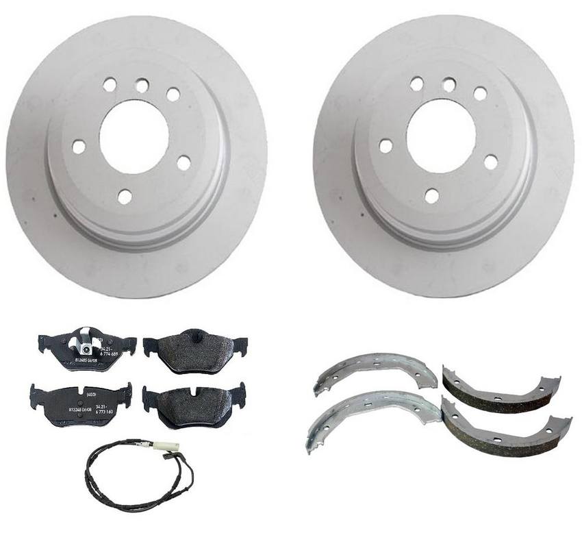 BMW Brake Kit - Pads and Rotors Rear (300mm)